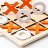 Gioco da tavolo da allenamento cerebrale gioco per leisure board giocattoli di scacchi interattivi di scacchi montessori puzzle in legno per bambini regalo 240509