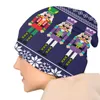 BERETS Nuntcracker Skullies Beanies Caps Unisex Hat Men Men Hip Hop Adult ChristmasNutcracker