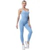 Lu Yoga Bodysuit wyrównany kombinezon Lucky Label Fiess Bodysuit Gym Wear 2020 Seksowne trening jogi BodyCon kombinezon dla kobiet bezproblemowo rompers Lemo
