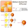 Party -Dekoration 91 PCs 5 10 12 18 Zoll Latex Ballon Arzkit Mehrere Farbenballons, die zum Dekorieren von Hochzeiten für Jubiläen verwendet wurden