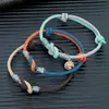 Bedelarmbanden mkendn minimalistische mannen vrouwen verstelbaar voor altijd knoop touw armband voor geliefden vader zoon vriendje armbanden sieraden geschenken y240510