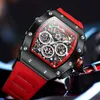 ONOLA TOP BRAND Watch Men Luxury Multifonctionnel Luminal Sports Sports Chronograph Quartz Watches Clock Relogio 240425