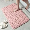 Kopfsteinpflasterstein geprägter Absorptionsbadmatten dicker nicht rutschfeste Matte Feuchtigkeitsdichtes Weichpolster Duschbad Fußmatt Memory Foam Pad