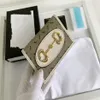 Factory Direct Sells High Quality Designer Wallet Fashion Cross Match Gold Clasf Cuir Canvas Carte Modifier le sac clé Livraison à main B 272V