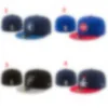 NEW Designer Size Classic Fitted caps NBA Hat Baseball Hats Adult Baseball Team Men's and Women's Fully Closed Fitted Size 7-8 N-1