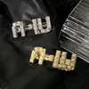 Designer Barrettes Girls Pearl Crystal Hairpin Letter Clips Clip per capelli Luxury Hairclips Fashi