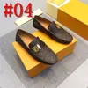 39Model Geuthesine Leather Luxury Brand Men Men Dress Chaussures 2024 Designer Men Locsins Moccasins Slip Breatch on Driving Shoes plus taille 38-47