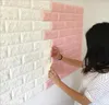 DIY KENDİ SADECE TV Arka Plan Tuğla Duvar Kağıtları 3D Duvar Oturma Odası Duvar Yatak Odası Dekoratif Çıkartmalar Duvarda Kağıt2486408