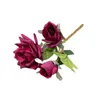 Fiori decorativi seta artificiale Vero touch rosa ramo pografia pografia oggetti pografia casa giardino soggiorno disposizione fiore decorazione