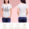 Dachshund dla kobiet na rowerze doksycyklina weterynaryjna weterynarz weterynaryjna T-shirt estetyczny odzież Koreańskie ubrania