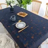 Tableau A335 Ta Art Art Style Calligraphy Natecloth Coton and Linen Ethnic Dining Coffee Desk Tableclot