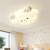 Luces de techo lámparas de oveja de algodón lámparas de habitación para niños minimalistas de dibujos animados modernos