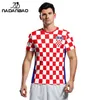 NADANBAO Summer Men/Women Croatia Football Jerseys Sport Tee Tops 3D Printing Futebol Soccer Jersey Fitness Shirt 240430