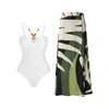 Varış Push Yukarı Kadın Bikini Seti Çiçek Baskılı Bikinis Strappy Bandage Mayo Brezilya Biquini Beating Suit 240510