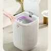 20L22L Capteur automatique Corbelle Can UV Light Induction Smart Dustbin pour la salle de bains de toilette LID HOME 240510