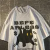 T-shirt feminina strtwear punk escuro gótico preto gato gráfico t camisetas homens homens hip hop hop top tops superdizes verão grande 2xl harajuku casual y240509