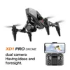 Drohnen XD1 Mini RC Drohnenspielzeug mit Dual Camera HD WiFi FPV Fotografie Falten Sie vier Hubschrauber professionelle optische Flussdrohne Toy Boy D240509