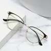 Zirosat 8611 Cat Eye Optical Alloy Gelglas Frame For Women Glasses RECABLE SPECTACLES FULL RIM 240423