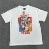 Fotos reais Camiseta de impressão colorida Homens Mulheres Melhor qualidade 2024SS Summer Style T-Shirt Tee Tops