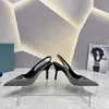 Vente chaude Femmes sexy sandales à talons hauts Full Rhingestone Decor Summer Nouveau Arrivée Classic Brand Designer Luxury Femme Robe Slingback Designer High Heels