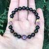 Strand Empath Protection Stone Beaded Bracelet Emotional Balancing Stress Relief Christmas Holiday Gift For Men Women