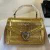 Bolsa de bolsa de bolsa clássica em forma de jóia bolsa de ombro, alça de gão feminina de luxo de luxo de luxo bola de mensageiro da bolsa de floagem de flapa