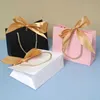 3PCS Gift Wrap Sacs-cadeaux avec poignées PARTO PARTO PERVICATION BIELLEMENT BOW BIELLIE EMBLAGE BIREAU MIDE DE MARIAGE CÉLÉBRATION CÉLÉBRATION PRÉSENT