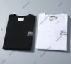 Men Designer Tee T-shirt 24SS MADE IN Italie Lettre imprime à manches courtes Coucle Round T-shirt Femmes Coton Tshirts White Blanc Black M-xxxl