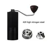 Handmatige koffiemolen Hoge stikstofstaal Burr 7-sterren mes Portable Espresso Mini Bean Grinder Kitchen Accessoire Tool 240506