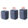 1216L Intelligente inductie Trash Can Automatic Smart Waste Bin Badkamer Dust bin Huis Woonkamer Keukenafval opslag 240510