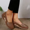 2023 Femmes Centures Sandales Hollow Out Vintage Woman Chaussures Slip on Casual Sewing Dames Sandale Femme Summer Zapatos Muje 240426