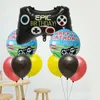 Décoration de fête 10pcs Big Gamepad Balloons Set Video Game Controller Shaped Air Globo Boy's Birthday Gaming Theme Dorations Kid Toy Gift