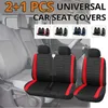 Couvertures de siège d'auto 1 + 2 couvre-sièges Red Cover Seat Seat pour Transporter pour Renault Master 3 pour Jumpy de 2008 à 2016 pour 2004 Renault Master 2 T240509