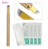 6pcsset Semipermanent Gold 4 Ring Augenbrauen Make -up Microblading Manual Tattoo Stifte 5pcs Tattoo Pen Micro Blading Kits3654030