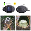 Kaixoxin LEDS enjeux solaires pour le jardin métal chaud blanc, cadeau commémoratif - parfait comme des cadeaux de sympathie de souvenir (ange-bronze)