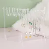 Sieraden zakjes transparante kledinghanger display standaard ring ketting oorbellen hanger opslag met verzamelhouderrek
