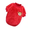 Abbigliamento per cani Nuovo ricamo orso per pet dog giubbotto inverno vestiti invernali per cagnolini p cucciolo cappotto gatto giacca chihuahua shih tzu outfit dhju9