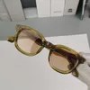 Occhiali da sole Vintage originale per uomini e donne Serie Dahven Craft Craft Oval Tortoise Acetate Solar Glasses 1852