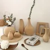 Vases ins minimalisme en bois vase diy arrangement de flor