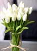 TULIP Artificial Flower Real Touch Artificial Bouquet Fake Flower For Wedding Decoration Flowers Home Garen Decor2518574