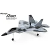 WLTOYS XK A180 RC AIRPLANE 2,4 GHz 3 kanaal 6-Axis Gyro F22 Raptor RC Plane Glider Gooien Wingspan schuimvliegtuigen vaste vleugel RTF 240508