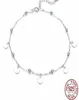 SPC2 sans boîte Braceles de pétale tombant pour femmes bijoux de mode Blanc Bracelet de chaîne de fleurs en émail argent 925 bijoux3714901