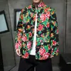 Giacche da uomo 2024 in stile cinese Northeast Big Flower Vintage Vintage Knot Knot Botton Tang Suet Hanfu