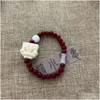 Perlen kleine Katze Rot Armband Weibliche chinesische Retro -vielseitige handgefertigte Armreif Hand Drop Lieferung Schmuckarmbänder Dhgarden Dhmro