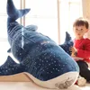 50/100 cm Cartoon Blue Shark Gevulde pluche speelgoed Big Fish Whale Baby Soft Animal Pillow Dolls Children Birthday Gifts 240509