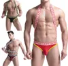 Men sexy string bodybuilding lutte singulet saut de combinaison suspense maille bodywear mâle one pièce bodys gay3398322