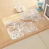Mattor bohemisk stil mandala mönster tryckt flanell golvmatta badrum dekor matta non-halk för vardagsrum kök välkomna dörrmatta