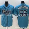 Maglie da baseball Jogging Abbigliamento Jersey Rays Tampa Bay 5# Franco 56# Arozarena