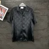 Designer T Shirt haft mens t shirt swobodny guzik w górę cucci czapka tshirt letnia cucci formalne koszule biznesowe krótkie tlesy oddychające ubranie T-shirt 966