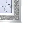 壁の時計モダンと現代的な壊れたダイヤモンド時計サイレントタイミングクリエイティブラグジュアリーベッドルーム装飾Q240509